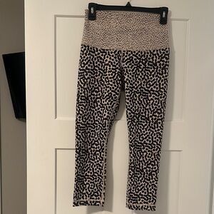 Lululemon Wunder Under Leopard Print Leggings